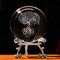 3D Tree of Life Crystal Ball with Stand Laser Engraved Glass Ball Tree of Life Decor Decorative Globes 3D Crystal Plant Sphere Gifts for Her Birthday